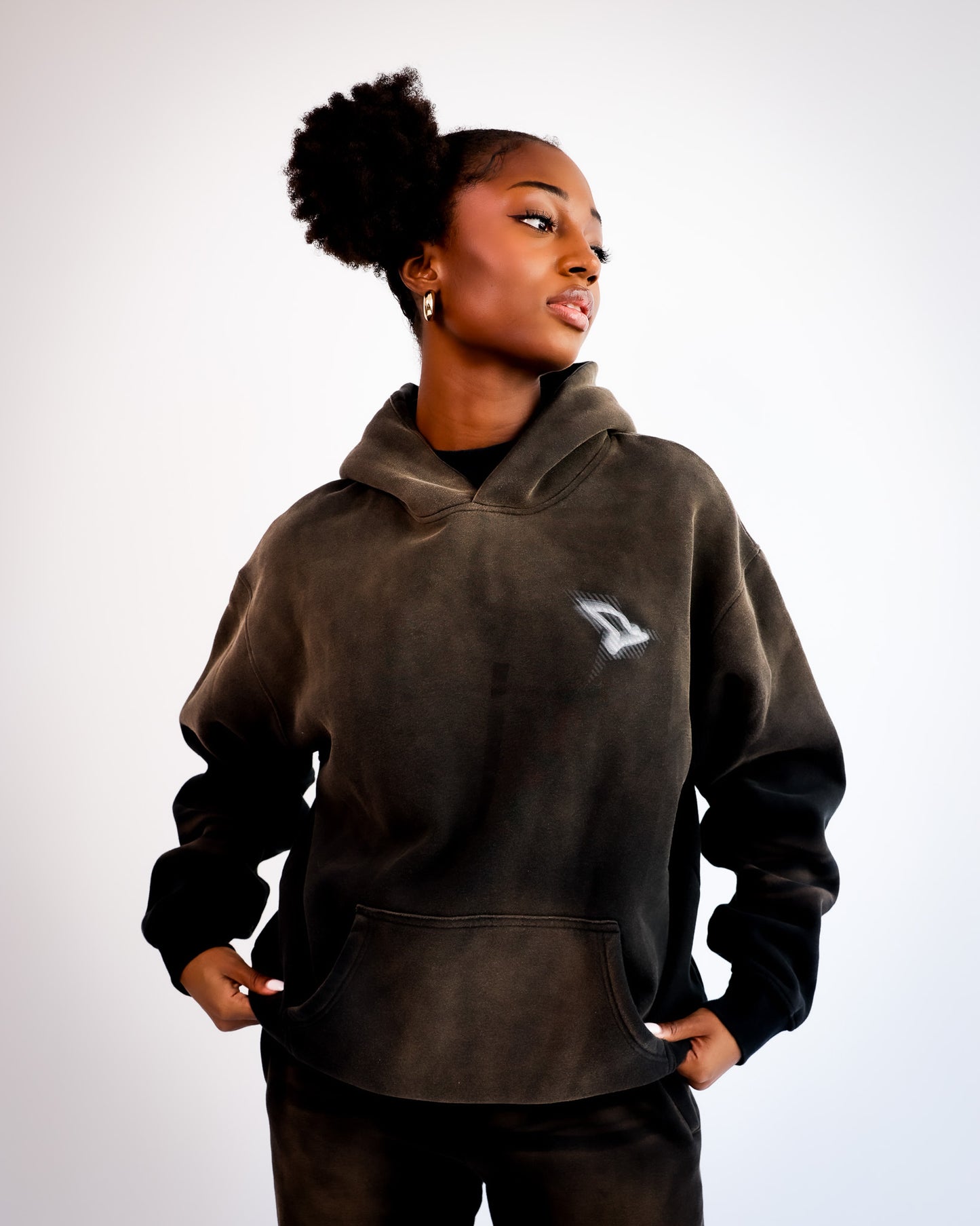 PEACE MASCOT HOODIE (BLACK)
