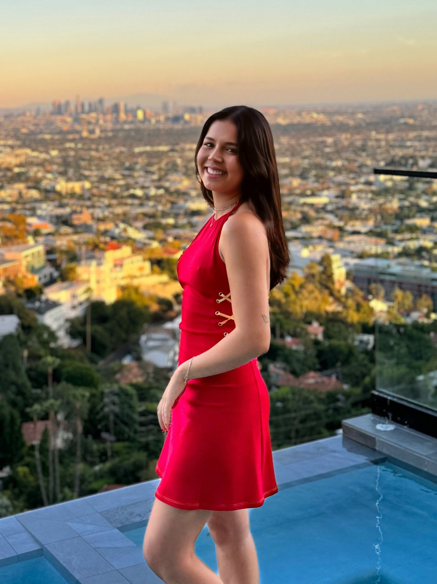 Crimson Allure Dress