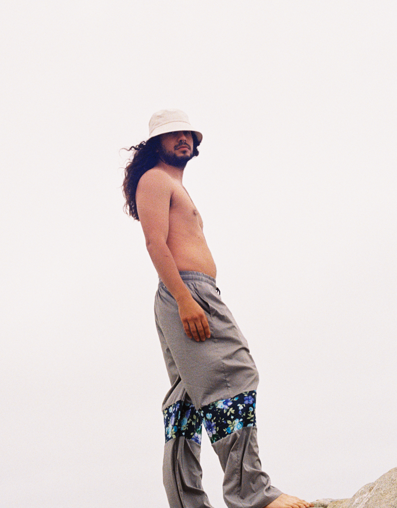 Graphite Blossom Pants