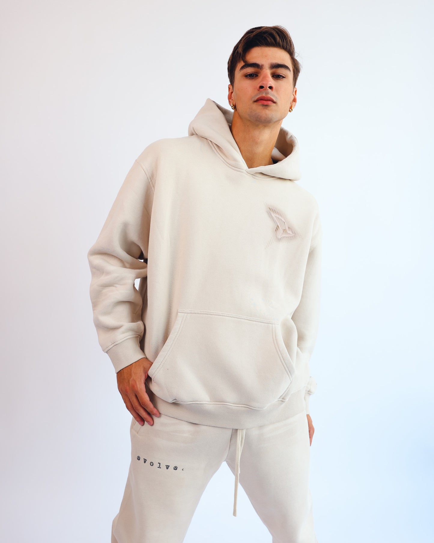 PEACE MASCOT HOODIE (SAND)