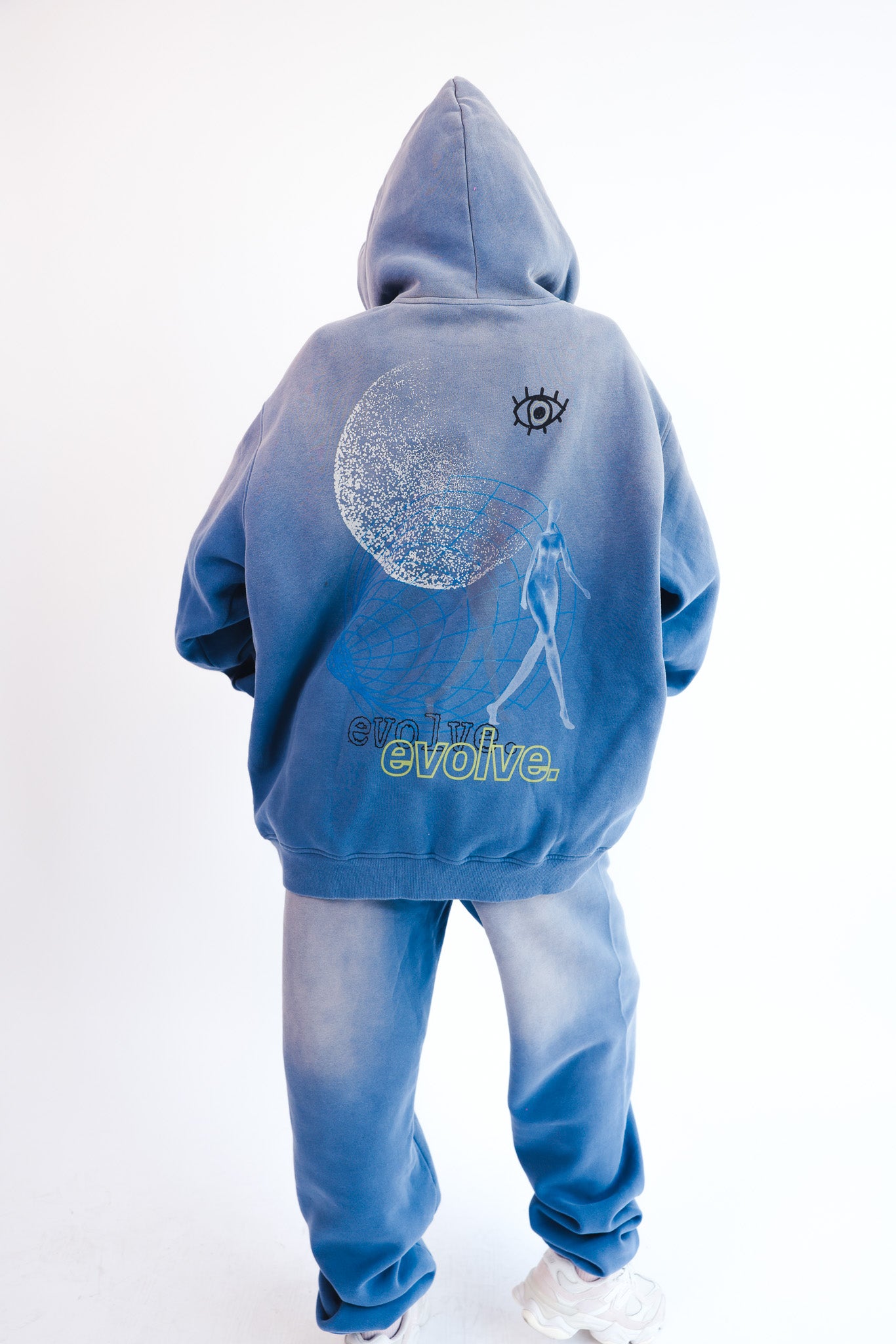 EVOLVER HOODIE (DENIM BLUE)