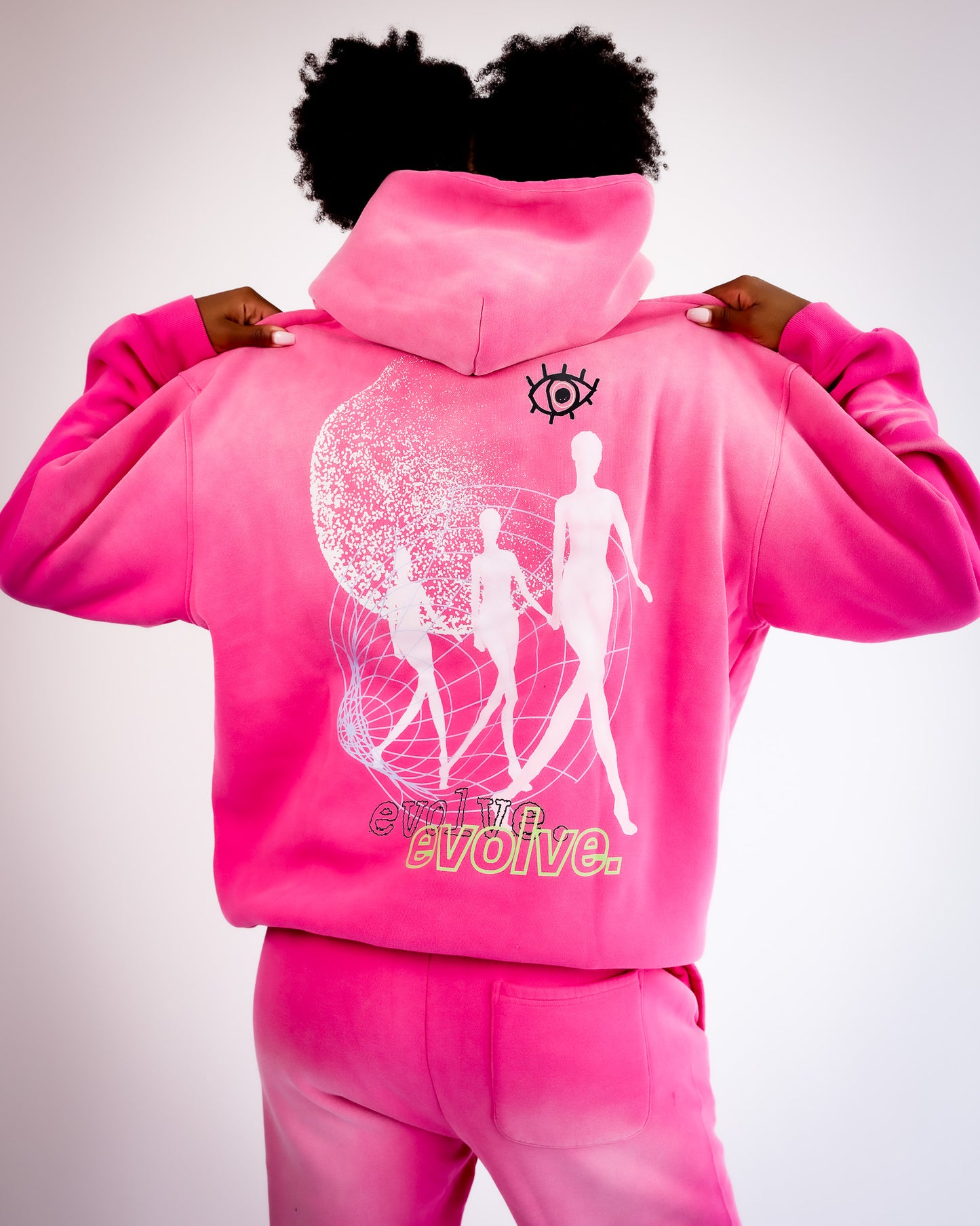 EVOLVER HOODIE (ROSE)