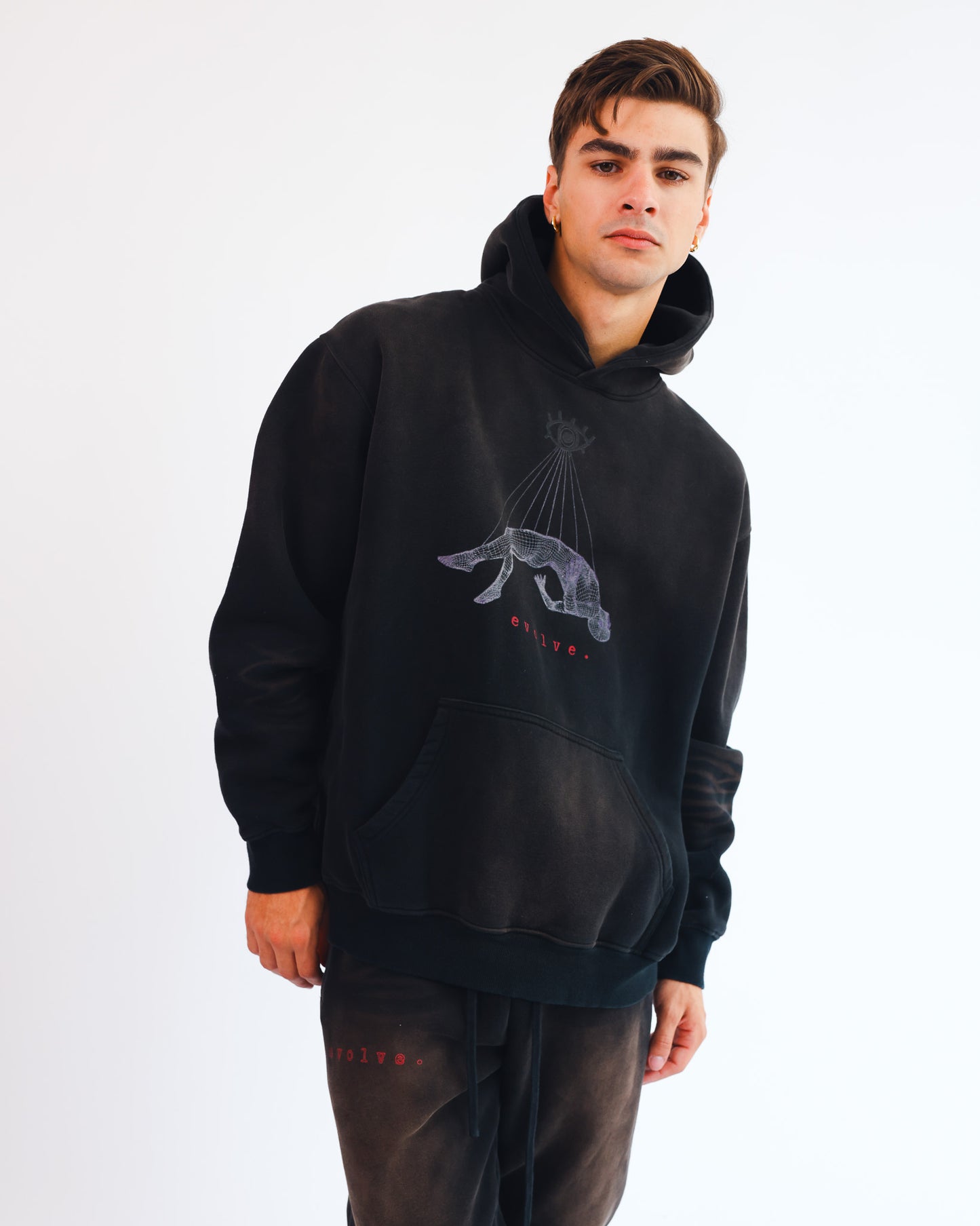 EVOLVER HOODIE (BLACK)