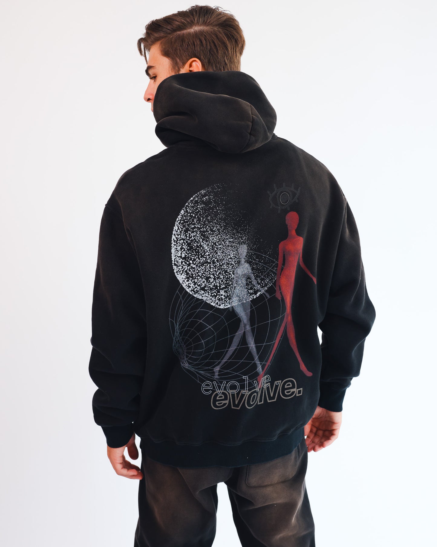 EVOLVER HOODIE (BLACK)